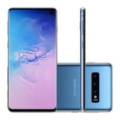 Smartphone Samsung Galaxy S10 128GB Azul 4G Tela 6.1" Câmera Tripla 16MP Selfie 10MP Dual Chip Android 9.0