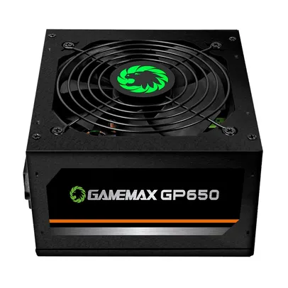 Fonte Gamemax GP650 650W, 80 Plus Bronze, PFC Ativo, Black