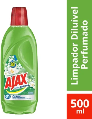 (Prime + Recorrência) Limpador Diluível Ajax Festa Das Flores - 500Ml | R$3,35