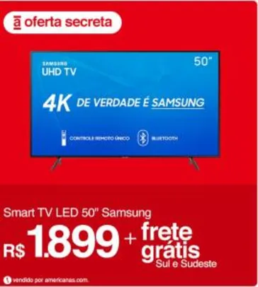 [APP] 12x sem juros Smart TV LED 50" Samsung 50RU7100 Ultra HD 4K
