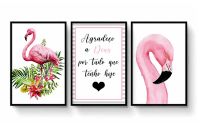 Kit de Quadros Decorativos Especiais Benecontê 20cm X 30cm