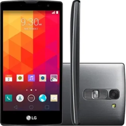 [Sou Barato] Smartphone LG Prime Plus Android Single 8GB Câmera 8MP 4G/Wi-Fi - Titanium por R$ 600