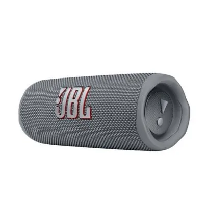 Caixa de Som Portátil JBL Flip 6, Bluetooth, À prova D'Água, USB-C, Cinza - 28913559