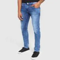 Calça Jeans Skinny Grifle Estonada Masculina