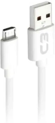 [PRIME] Cabo USB-Micro USB 1M 2A CB-M10WH C3Plus