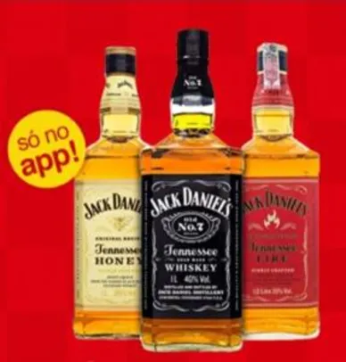 [App] Whisky Jack Daniel`s 1000ml | R$95