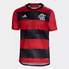 [1° Compra APP] Camisa Flamengo I 23/24 s/n° Torcedor Adidas Masculina