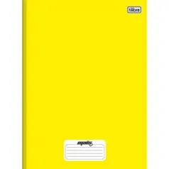 Caderno Capa Dura Tilibra Amarelo - 96 Folhas - R$ 4,00