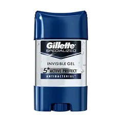 [REC/+POR- R$16,30] Gillette Desodorante Gel Antitranspirante Antibacterial 82G