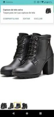 Bota Tratorada Feminina Salto Alto DUBUY R01DB R$ 80