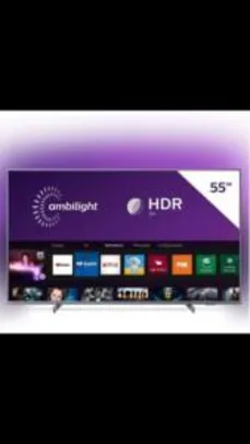 Smart TV LED 55'' Philips 55PUG6794 4K Ultra HD AMBILIGHT | R$2127