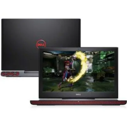 Notebook Dell Gaming i15-7567-D10P 7ª ger. i5 8GB 1TB Nvidia gtx 1050 4GB 15.6" R$3.239