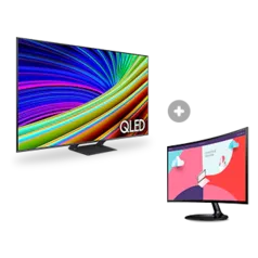 Combo Smart TV QLED 4K 70" 70Q65C + Monitor Samsung S36C 24"