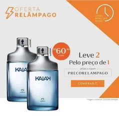 2 Desodorante Colônia Kaiak Masculino - 100ml | R$122