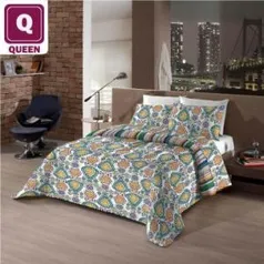 Jogo de Cama Queen 4 Peças: 1 Lençol de Baixo + 1 Lençol de Cima + 2 Fronhas 150 Fios Tandoor - Camesa 36,90