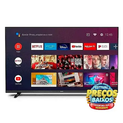 Smart TV Philips 32 HD Android TV 32PHG6917/78 Comando de Voz Bluetooth Bordas Ultrafinas Bivolt