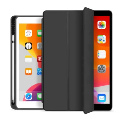 Capa iPad 7a/8a e 9a Geração 10.2 Polegadas wbPremium Slim Antichoque com Compart. paraPencil