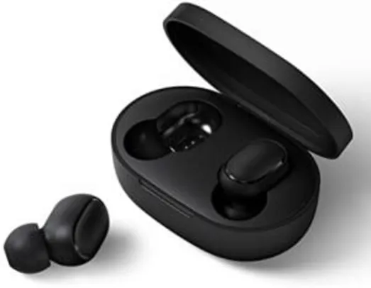 Xiaomi Airdots Redmi Fone Bluetooth Sem Fio (15%OFF) Botões Físicos, Controle por Voz