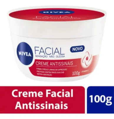 Creme Facial Antissinais Nivea 100g | R$14