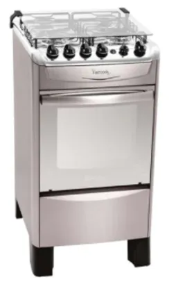 Fogão Atlas 4 Bocas Fastcook Inox - Bivolt