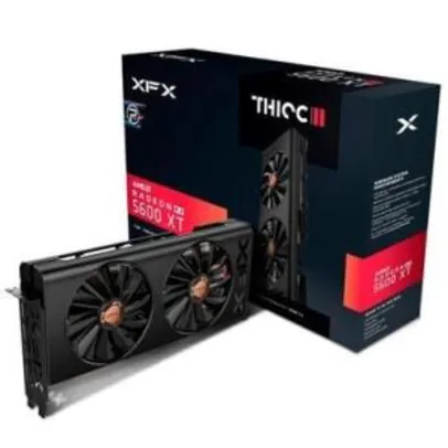 Placa de Vídeo XFX AMD Radeon RX 5600 XT THICC II Pro, 6GB, GDDR6 | R$1615