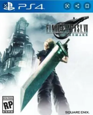 [CUPOM + AME R$119,90] Game Final Fantasy VII Remake PS4