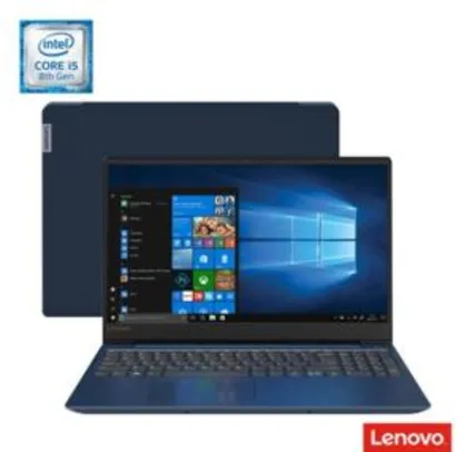 Notebook Lenovo, Intel® Core™ i5 8250U, 8GB, 1TB, Tela 15,6'', AMD Radeon™ 535, Azul, Ideapad 330S  - R$2.294
