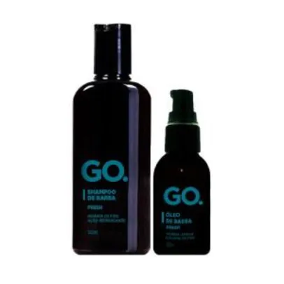 Saindo por R$ 30: Kit Go. Fresh Shampoo 140ml + Óleo para Barba 25ml | Pelando