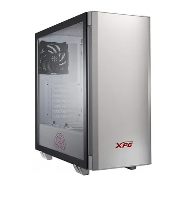 Gabinete Gamer XPG, Invader White, Mid Tower, Vidro Temperado, ATX, White, 75260033, Sem Fonte, Com 2 Fans