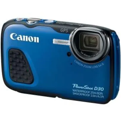 [Zamax] Câmera Canon D30 - Mergulha até 25m - R$1250
