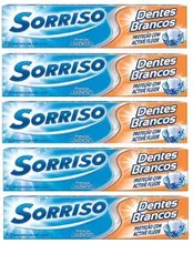 5 unidades: Creme Dental Sorriso Dentes Brancos 90G