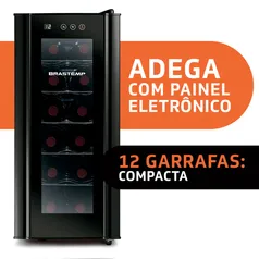 Adega Brastemp 12 Garrafas com painel touch - BZC12BE