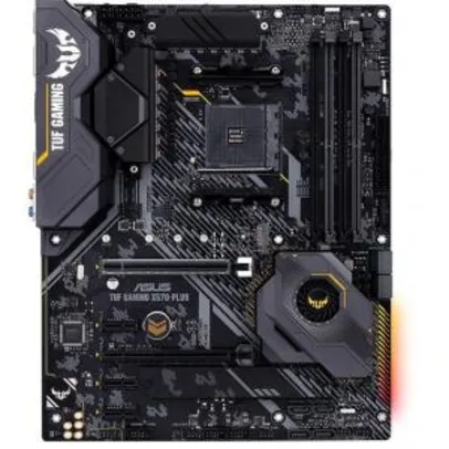 Placa Mãe Asus TUF Gaming X570-Plus, Chipset X570, AMD AM4, ATX, DDR4 | R$ 1.309