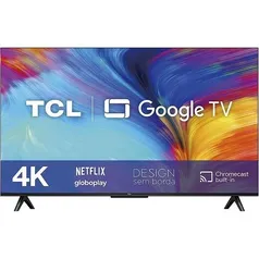 Smart TV 50" 4K LED TCL 50P635 VA Wi-Fi - Bluetooth HDR Google Assistente 3 HDMI 1 USB