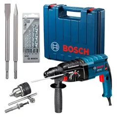 Martelete Perfurador Rompedor 820W Bosch GBH 2-24 D + Kit Bosch