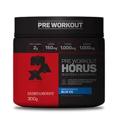 Pré Treino Horus sabor Blue Ice, Max Titanium - 300g