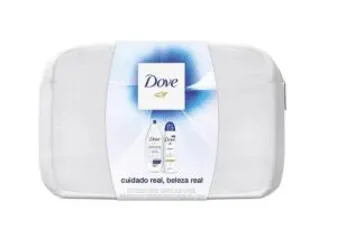 Kit Dove Sabonete Líquido Nutrição Profunda 250ml + Desodorante Original 150ml + Necessaire | R$ 9