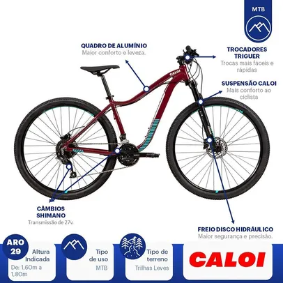 Bicicleta de MTB aro 29 Atacama | R$2555