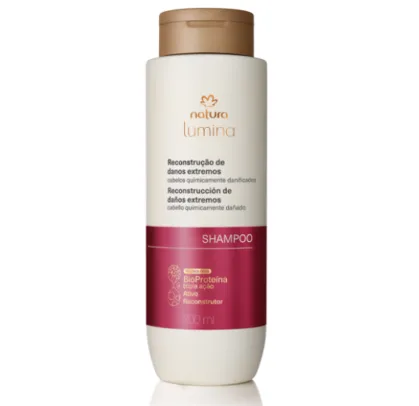 Shampoo Reestruturante para Cabelos Quimicamente Danificados Lumina