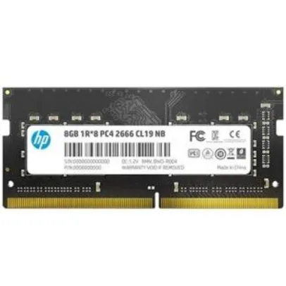 Memória Ram Notebook HP 8GB 2666Mhz DRR4