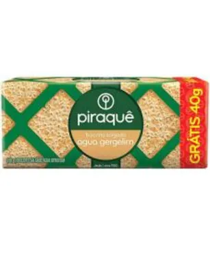 [R$2 de volta] Biscoito Piraquê Gergelim | R$3