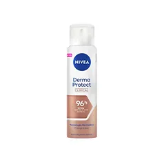 NIVEA Desodorante Antitranspirante Aerossol Derma Protect Clinical 150ml - Alta proteção de 96 horas contra o suor excessivo e o mau odor.