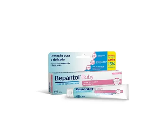 Bepantol Baby Creme Preventivo de Assaduras Para Bebês 30G, Bepantol Baby, 30G