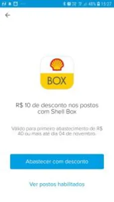 [Usuários Selecionados] R$10 OFF no Shell Box usando Mercado Pago