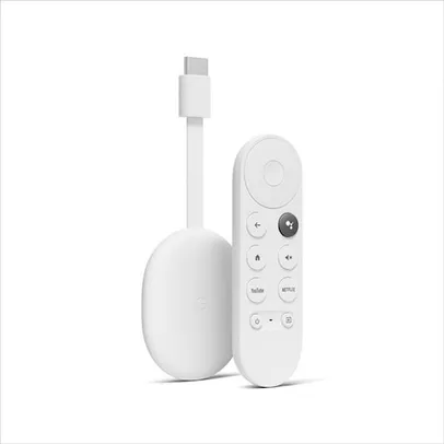 Google Chromecast 4 com Google TV - Branco - Importado