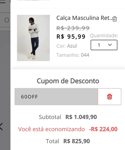 Imagen na descrição da promoção