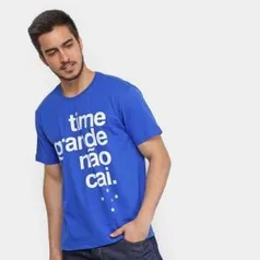 Camiseta Cruzeiro Time Grande não Cai Masculina - Azul