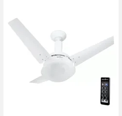 Ventilador de Teto Britânia Cancun, 126W, 3 Velocidades, Controle Remoto R$ 234,90