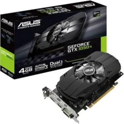 Placa de Video GeForce GTX 1050 ti 4gb Asus | R$780