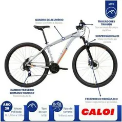 BICICLETA MTB CALOI 29 R$2599